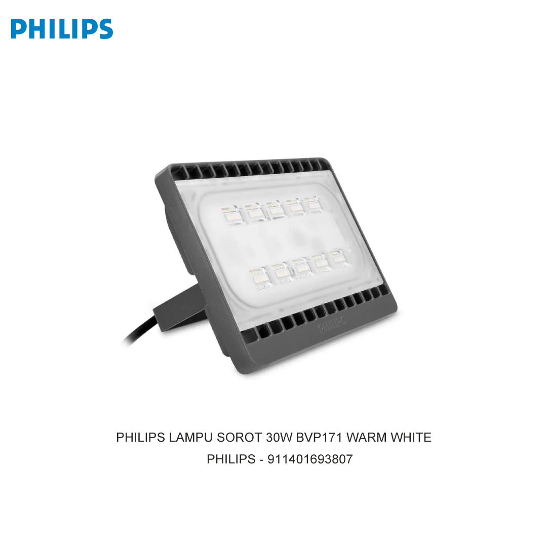 PHILIPS LAMPU SOROT 30W BVP171 WARM WHITE