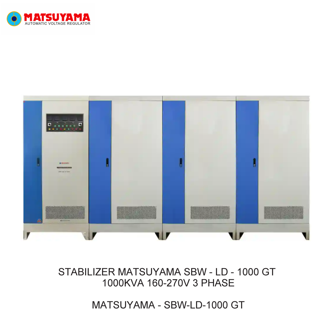 STABILIZER MATSUYAMA SBW - LD - 1000 GT 1000KVA 160-270V 3 PHASE