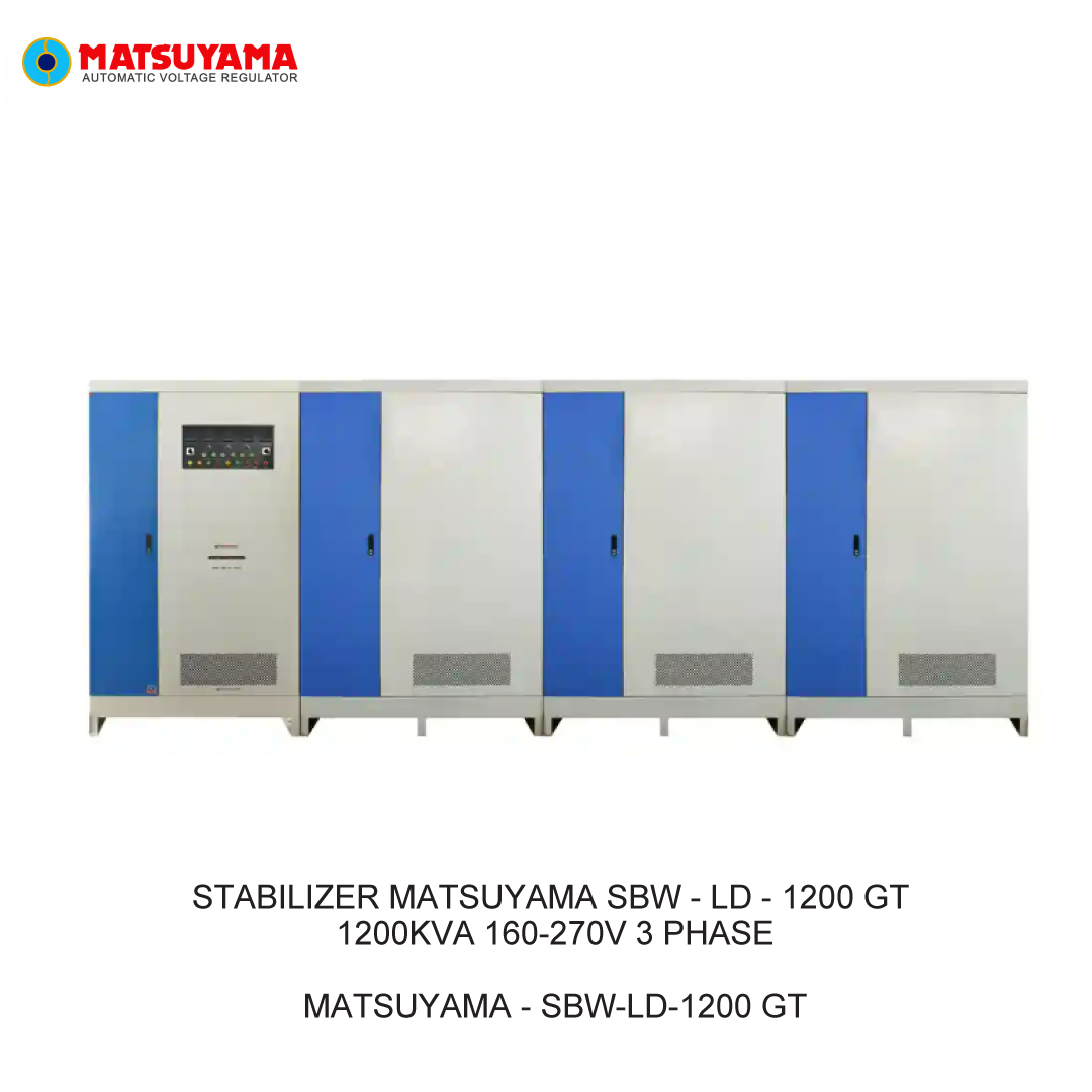 STABILIZER MATSUYAMA SBW - LD - 1200 GT 1200KVA 160-270V 3 PHASE