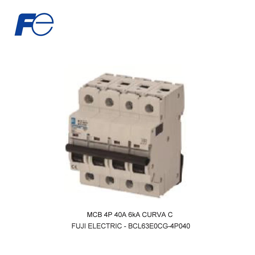 MCB 4P 40A 6kA CURVA C