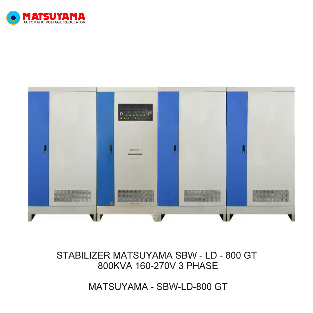 STABILIZER MATSUYAMA SBW - LD - 800 GT 800KVA 160-270V 3 PHASE