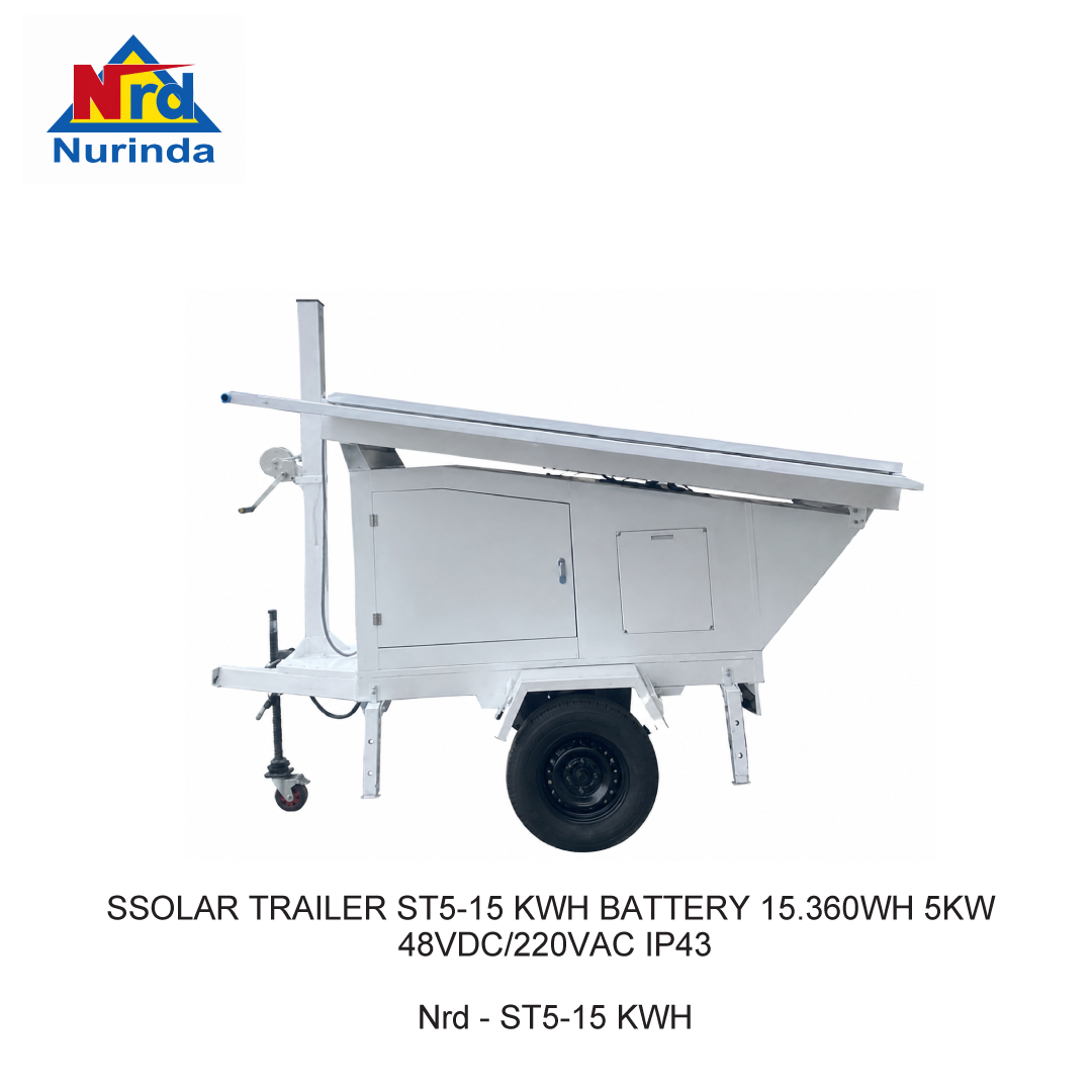 SOLAR TRAILER ST5-15 KWH BATTERY 15.360WH 5KW 48VDC/220VAC IP43