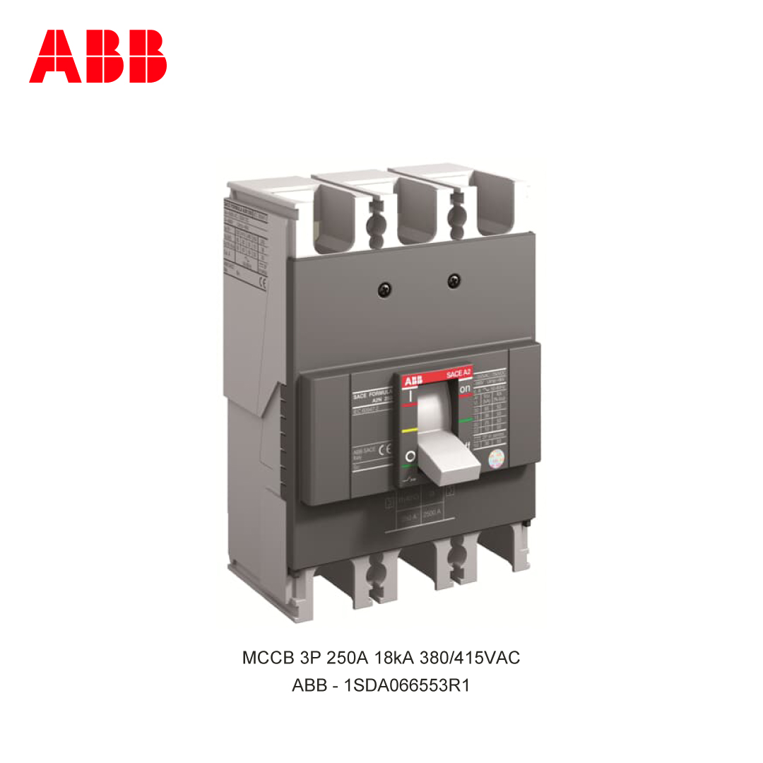 MCCB 3P 250A 18kA 380/415VAC