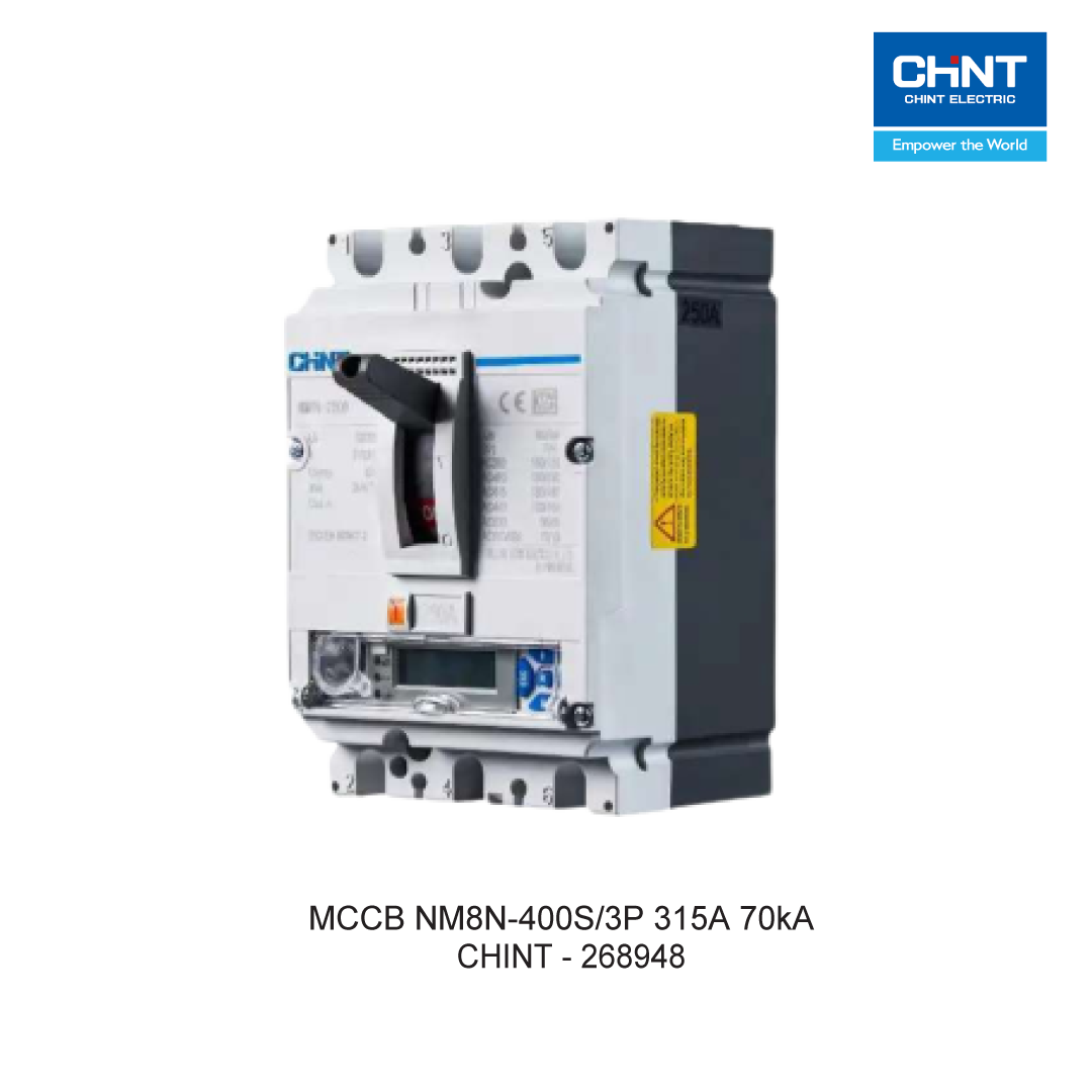 MCCB NM8N-400S/3P 315A 70kA