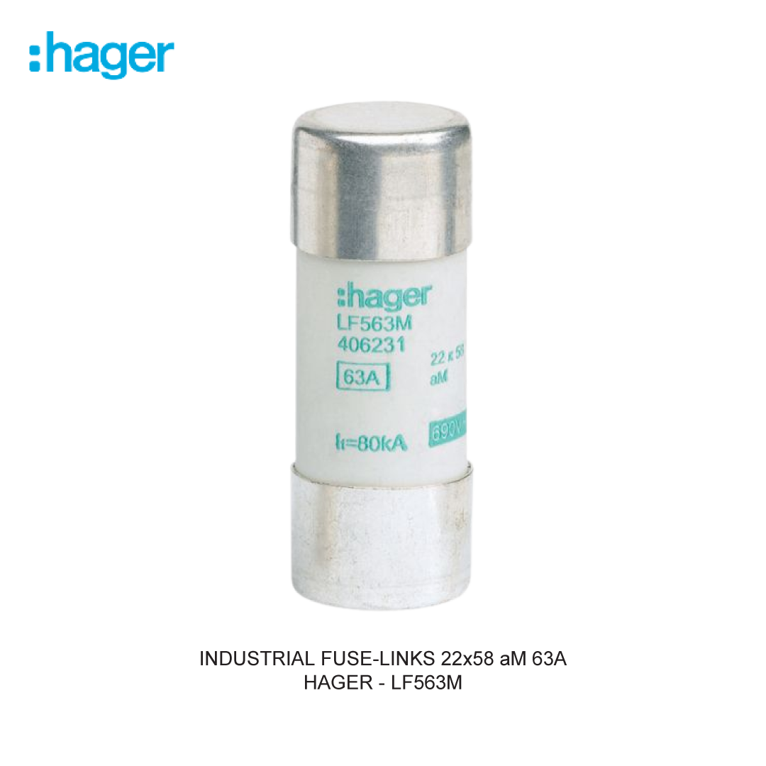 HAGER INDUSTRIAL FUSE-LINKS 22x58 aM 63A