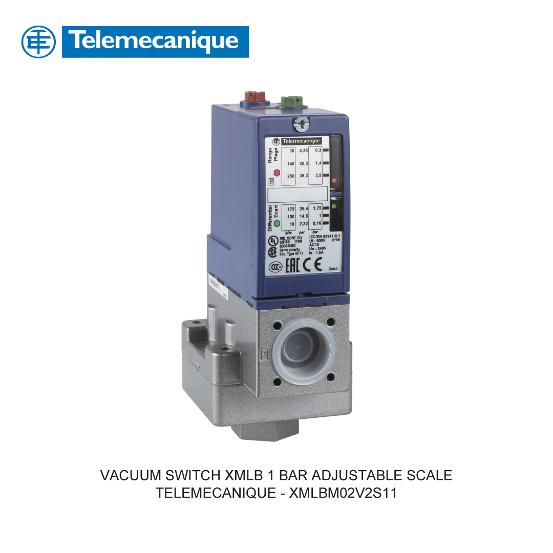 VACUUM SWITCH XMLB 1 BAR ADJUSTABLE SCALE
