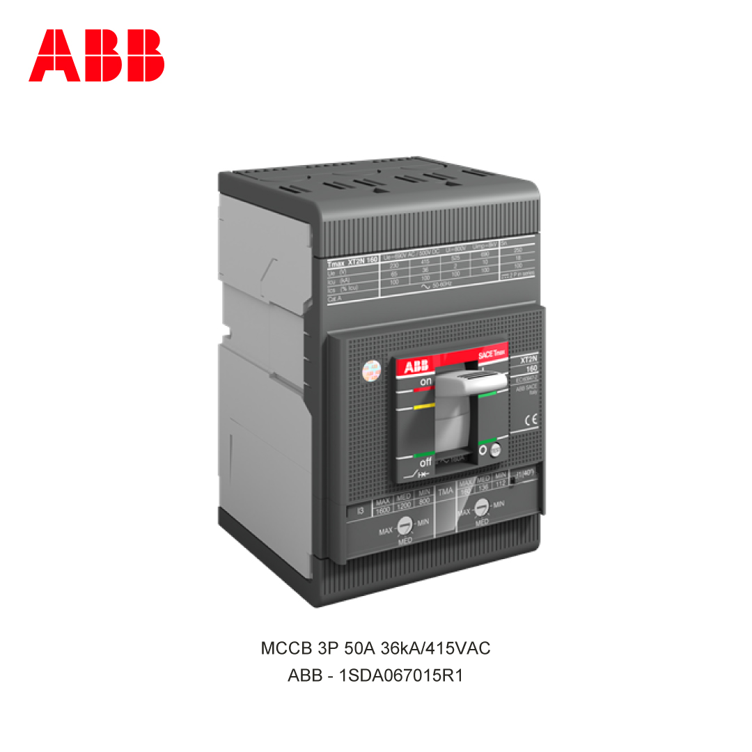 MCCB 3P 50A 36kA/415VAC