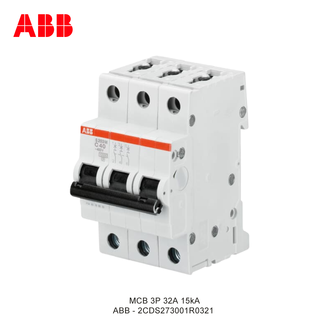 MCB 3P 32A 15kA KURVA D