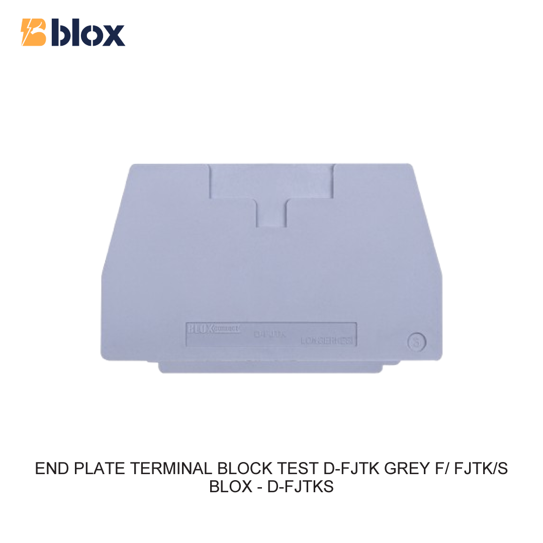END PLATE TERMINAL BLOCK TEST D-FJTK ABU-ABU F/ FJTK/S