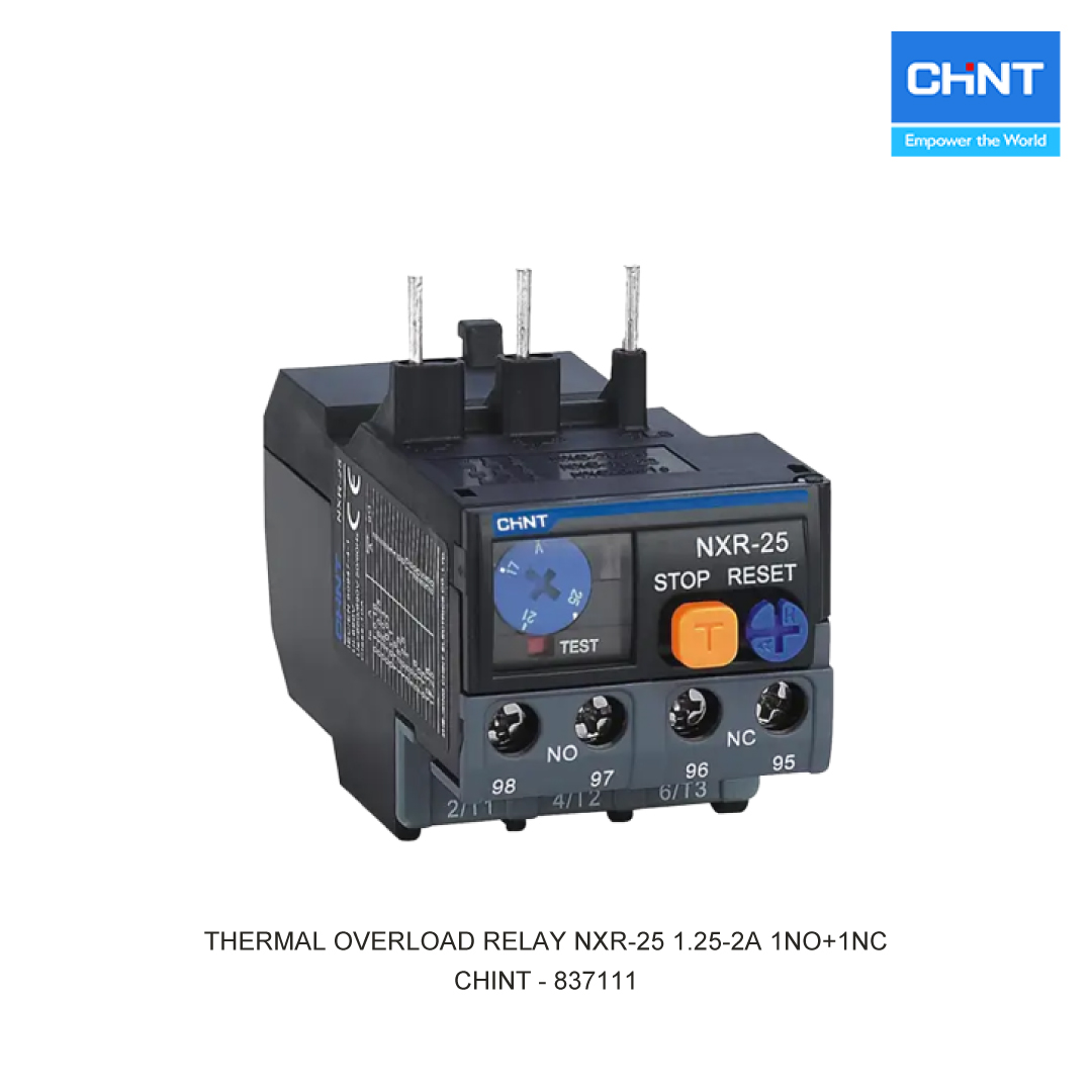 RELAY THERMAL BEBAN LEBIH NXR-25 1.25-2A 1NO+1NC