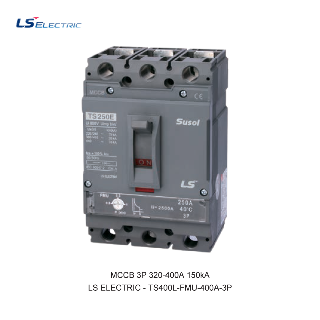 MCCB 3P 320-400A 150kA