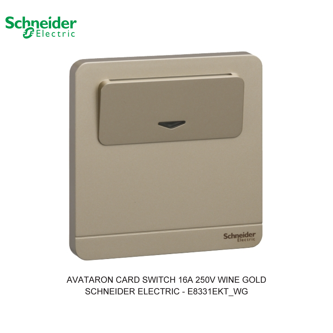 AVATARON CARD SWITCH 16A 250V WINE GOLD