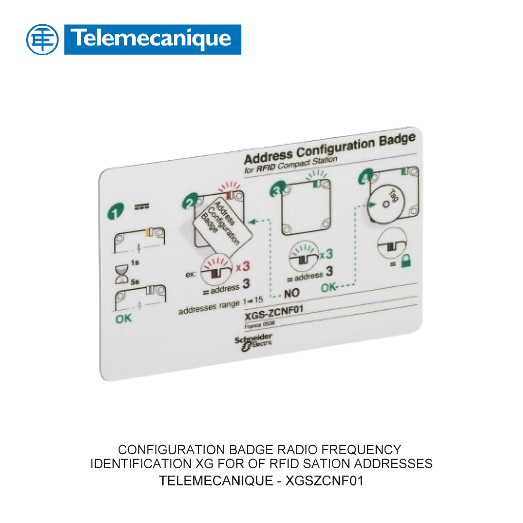CONFIGURATION BADGE RADIO FREQUENCY IDENTIFICATION XG FOR OF RFID SATION ADDRESSES