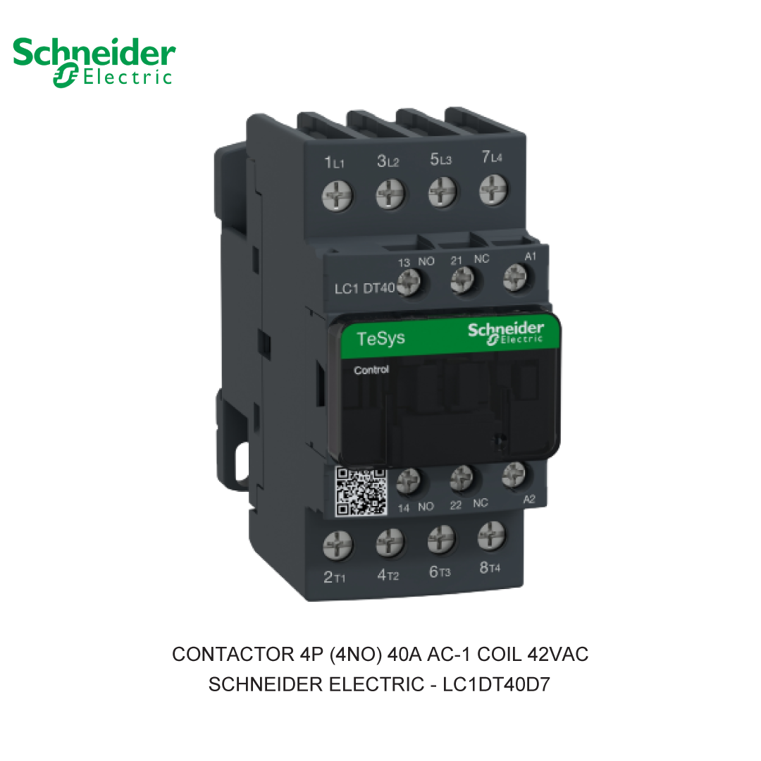 CONTACTOR 4P (4NO) 40A AC-1 COIL 42VAC