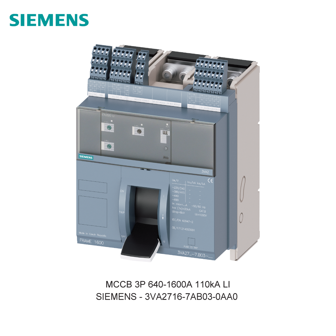 MCCB 3P 640-1600A 110kA LI