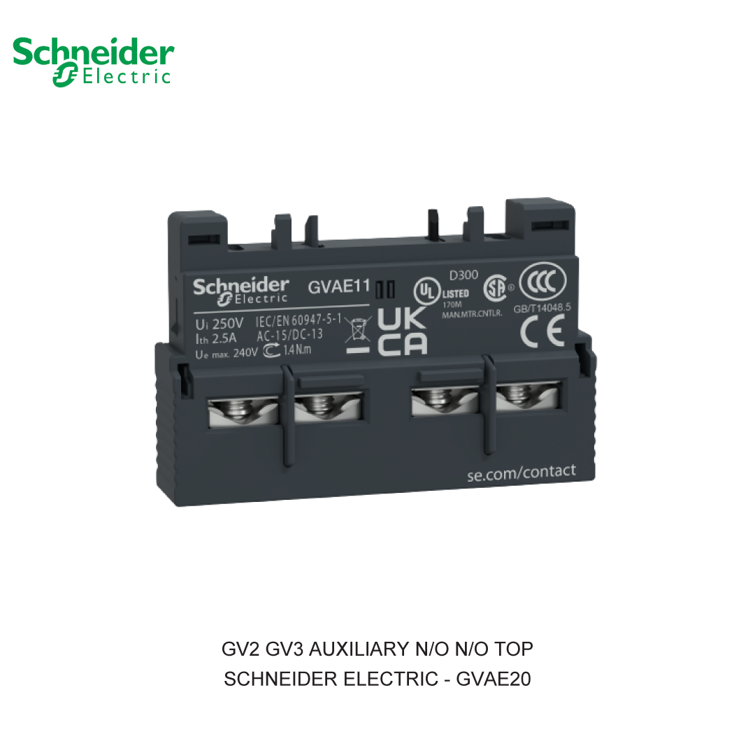 GV2 GV3 AUXILIARY N/O N/O TOP