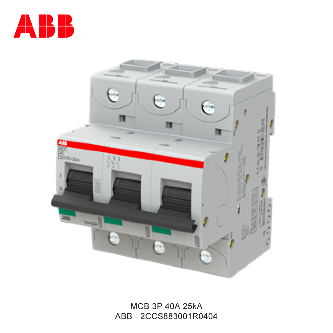 MCB 3P 40A 25kA CURVA C