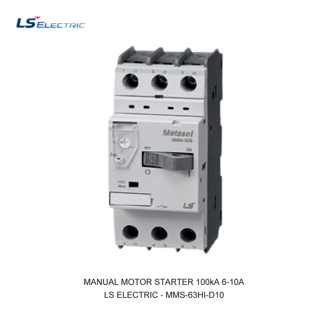 MANUAL MOTOR STARTER 100kA 6-10A