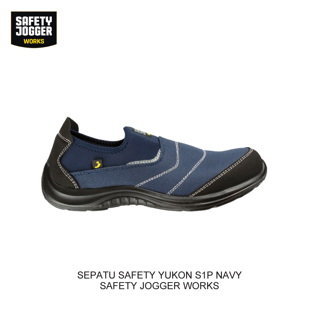 SEPATU SAFETY YUKON S1P NAVY