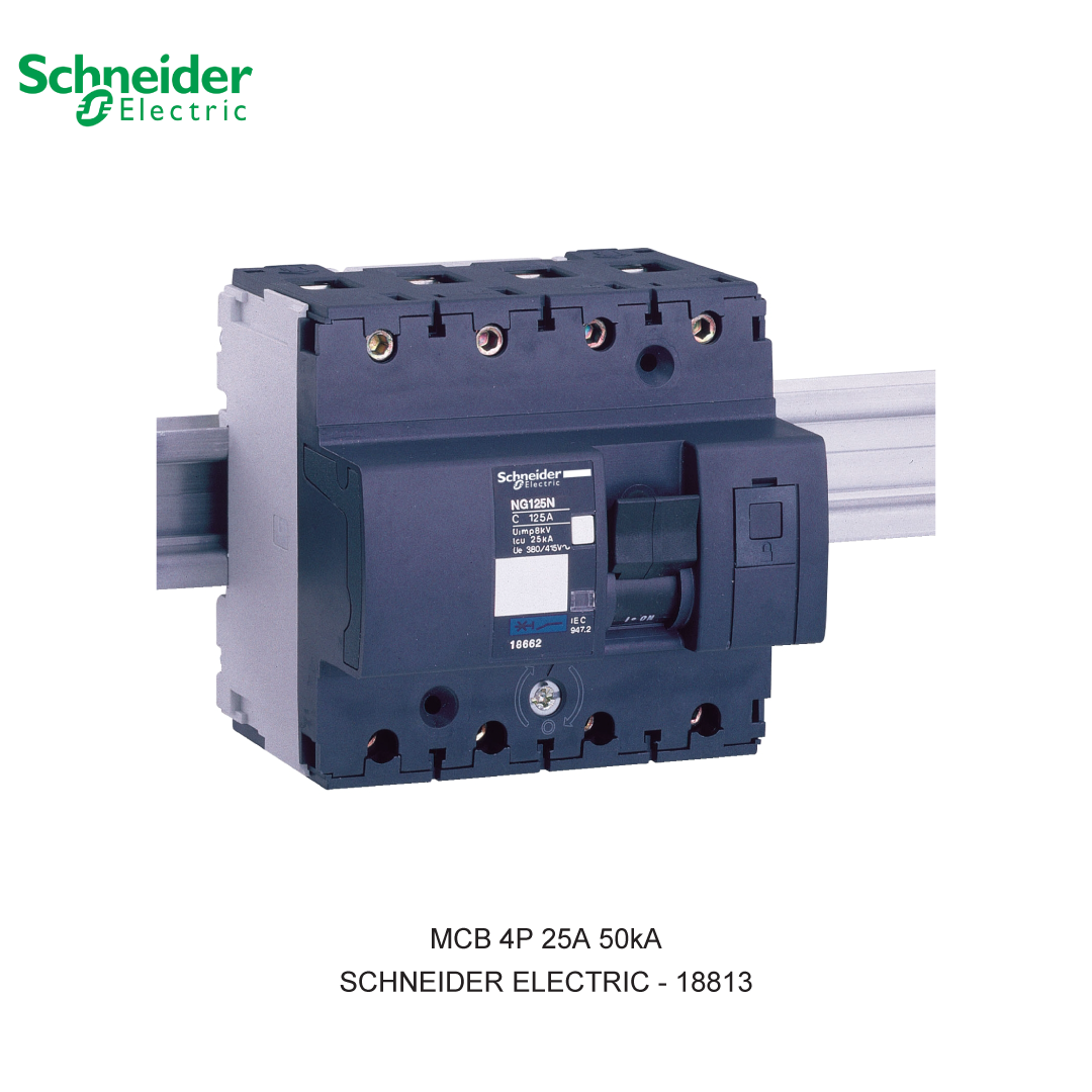 MCB 4P 25A 50kA KURVA C