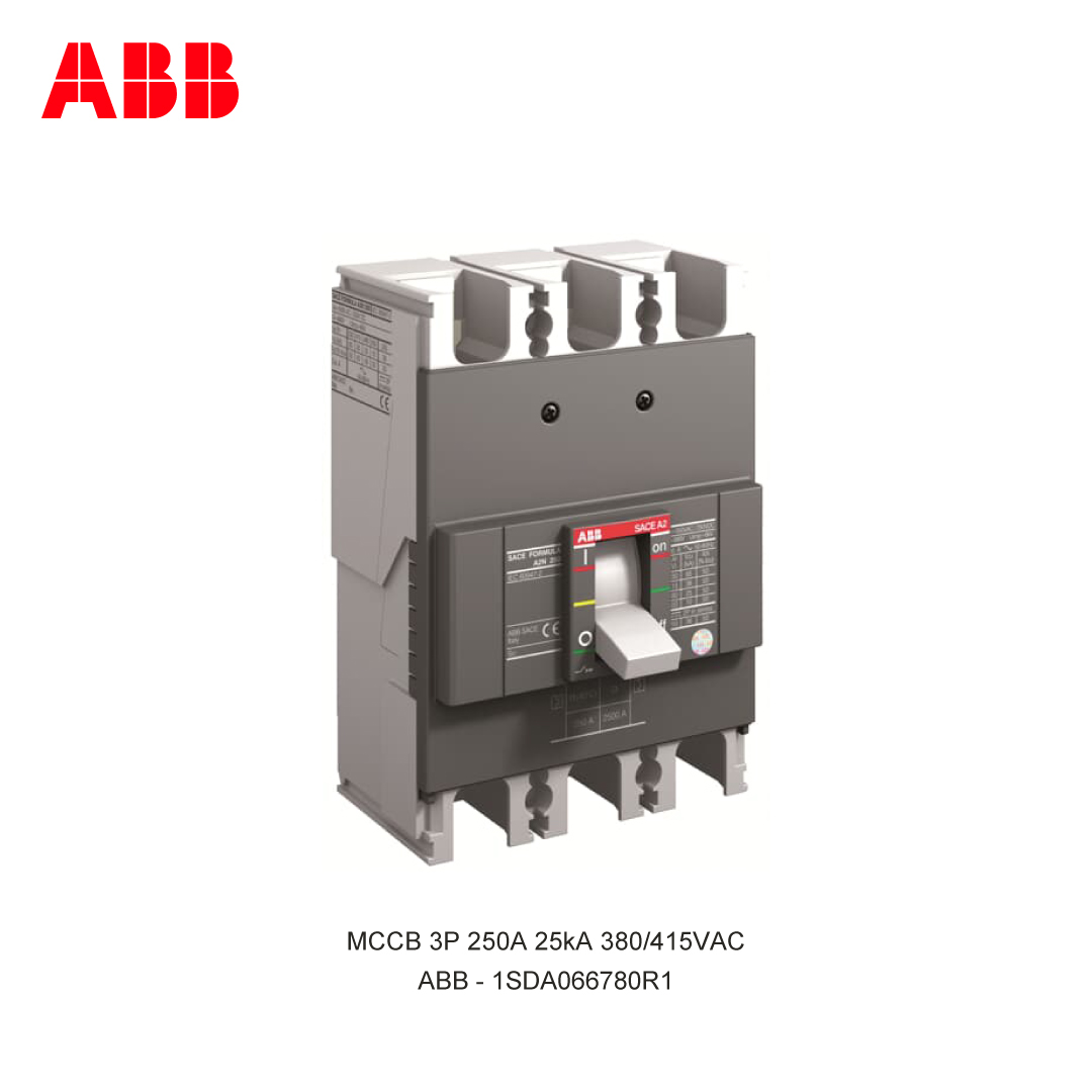 MCCB 3P 250A 25kA 380/415VAC