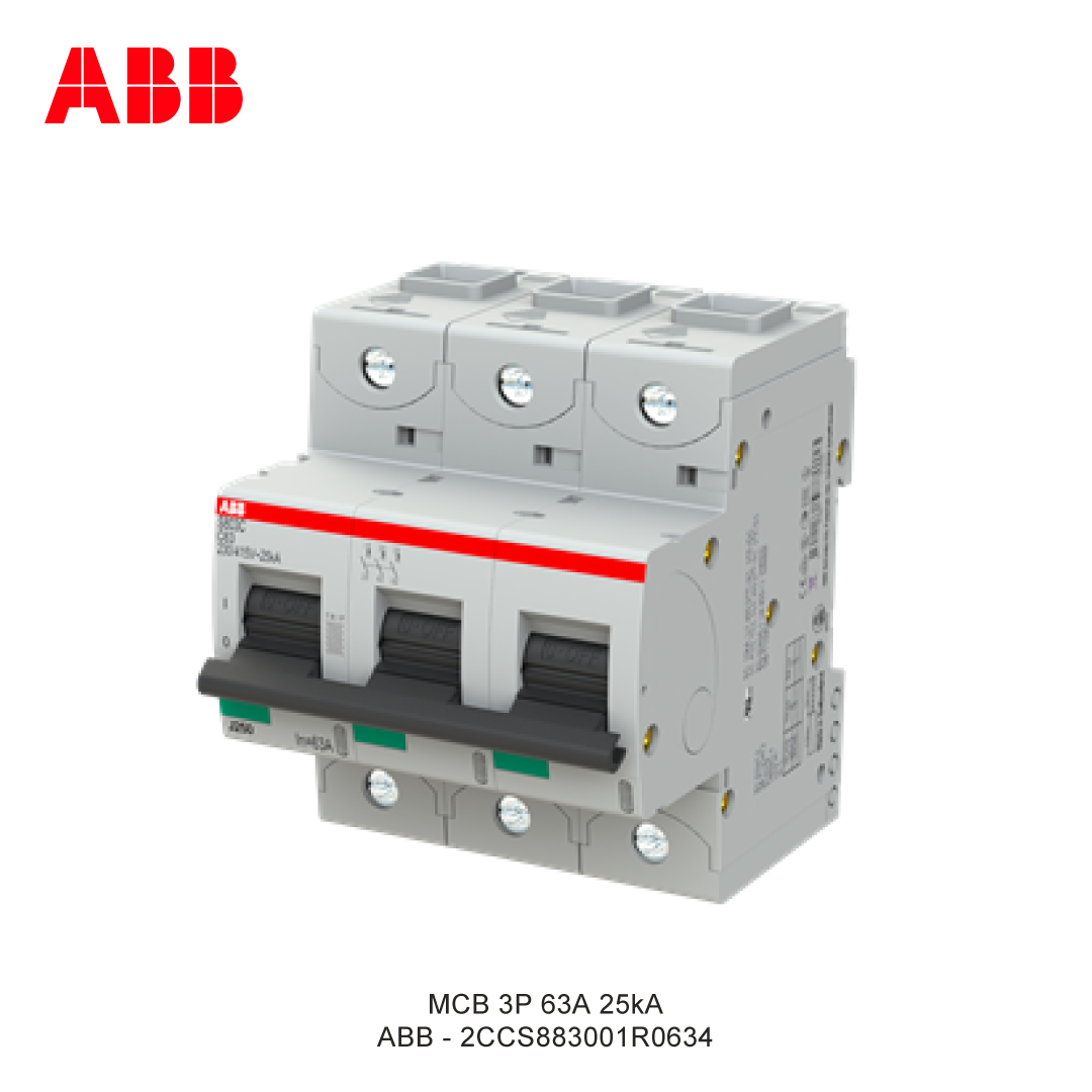 MCB 3P 63A 25kA KURVA C