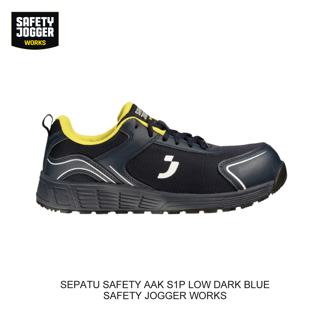 SEPATU SAFETY AAK S1P LOW DARK BLUE