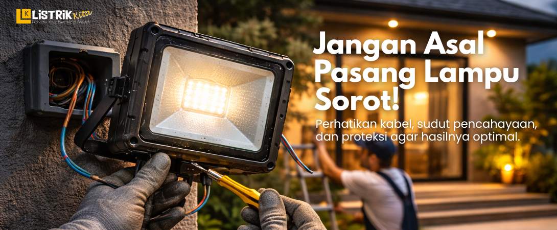 Hindari Kesalahan Instalasi Lampu Sorot