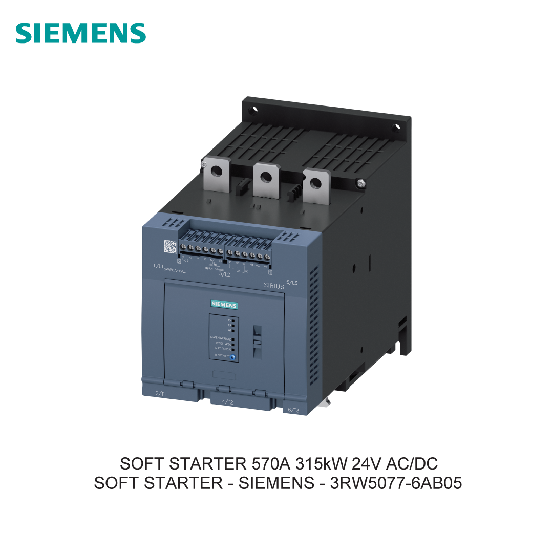 SOFT STARTER 570A 315kW 24V AC/DC