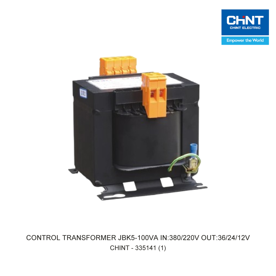 CONTROL TRANSFORMER JBK5-100VA IN:380/220V OUT:36/24/12V