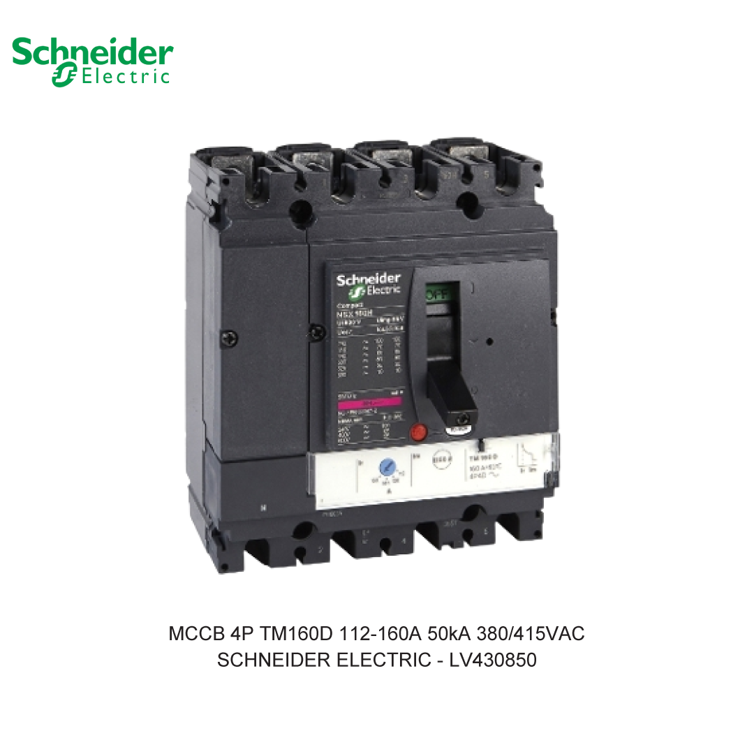MCCB 4P TM160D 112-160A 50KA 380/415VAC