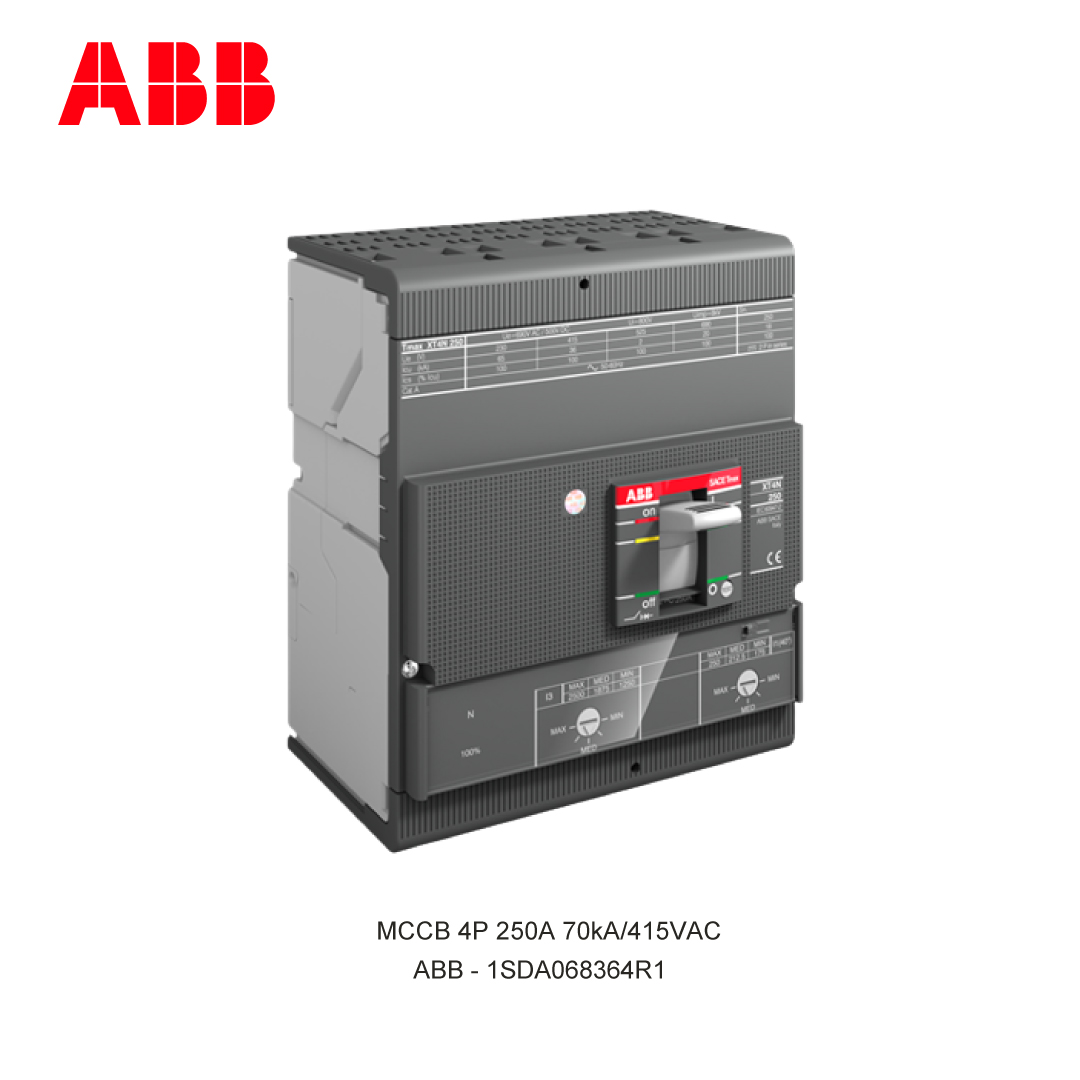 MCCB 4P 250A 70kA/415VAC