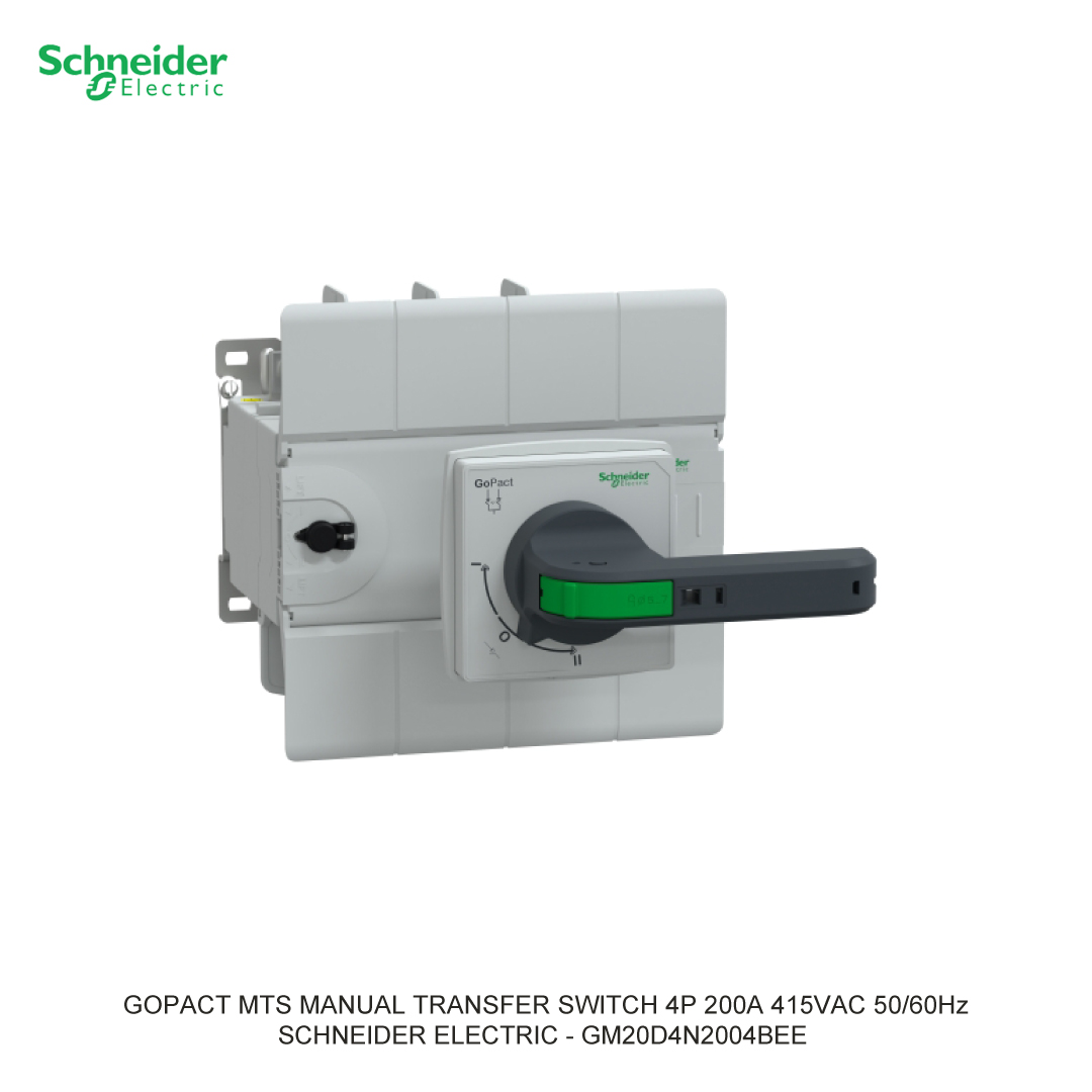 MANUAL TRANSFER SWITCH 4P 200A 415VAC 50/60Hz