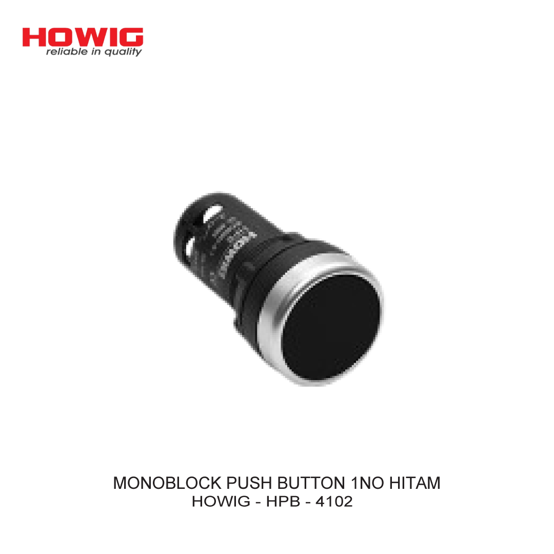 MONOBLOCK PUSH BUTTON 1NO HITAM