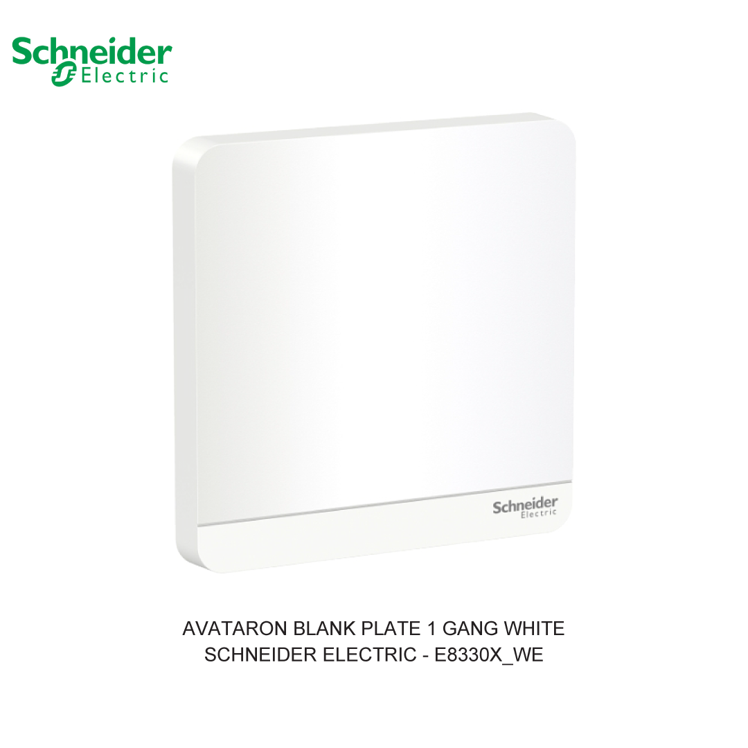 AVATARON BLANK PLATE 1 GANG WHITE