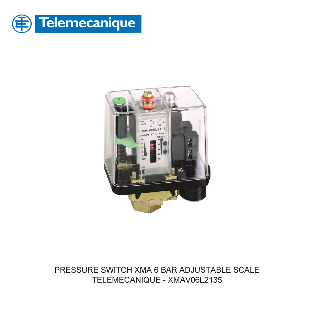 PRESSURE SWITCH XMA 6 BAR ADJUSTABLE SCALE