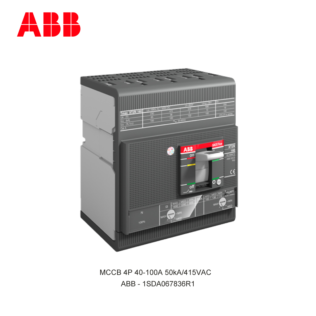 MCCB 4P 40-100A 50kA/415VAC