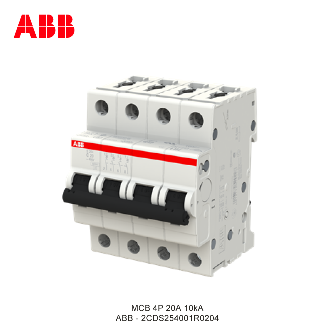MCB 4P 20A 6kA/10kA CURVA C