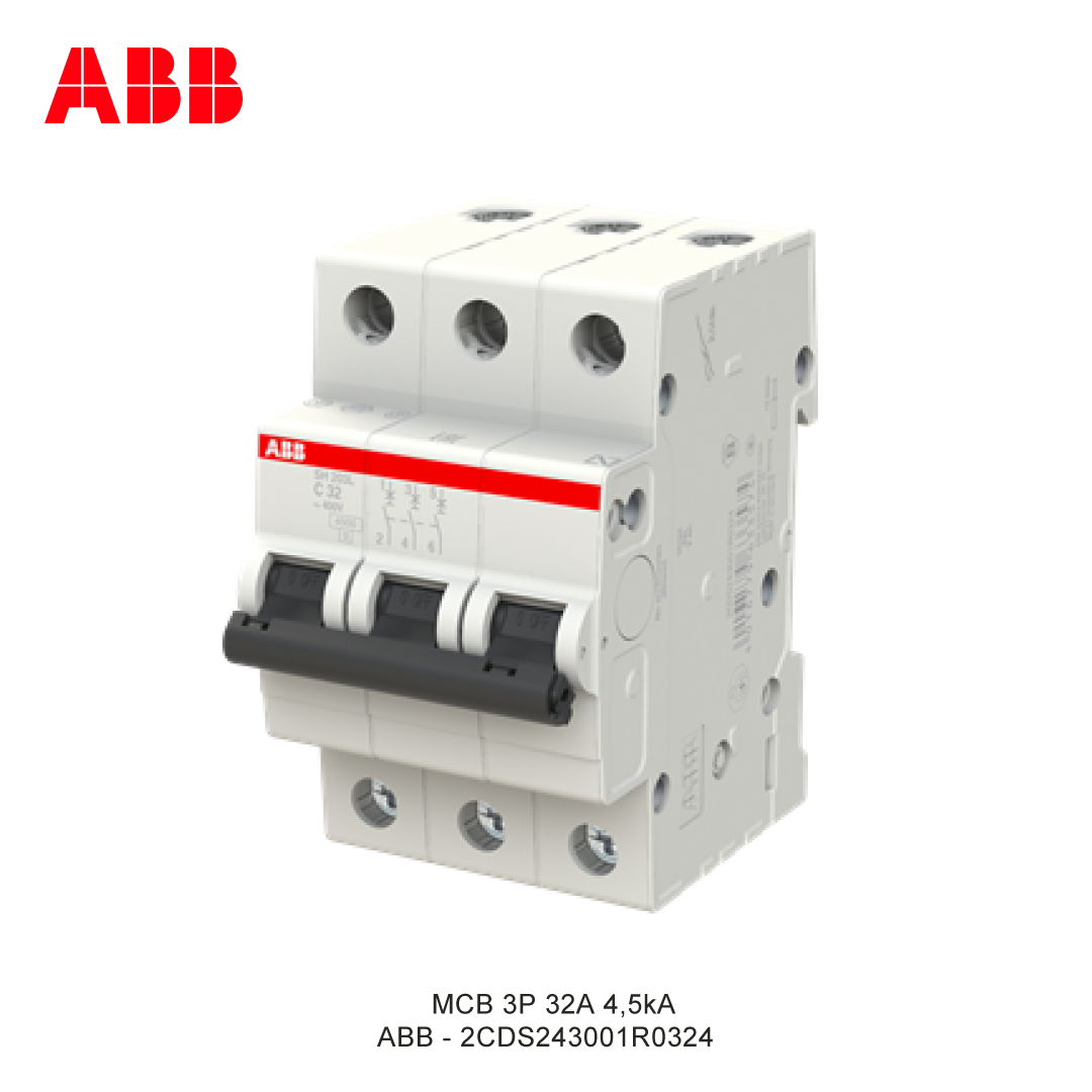 MCB 3P 32A 4,5kA KURVA C