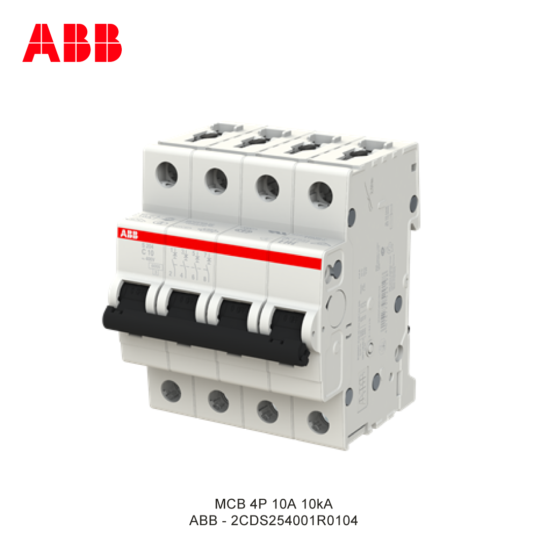 MCB 4P 10A 6kA/10kA KURVA C