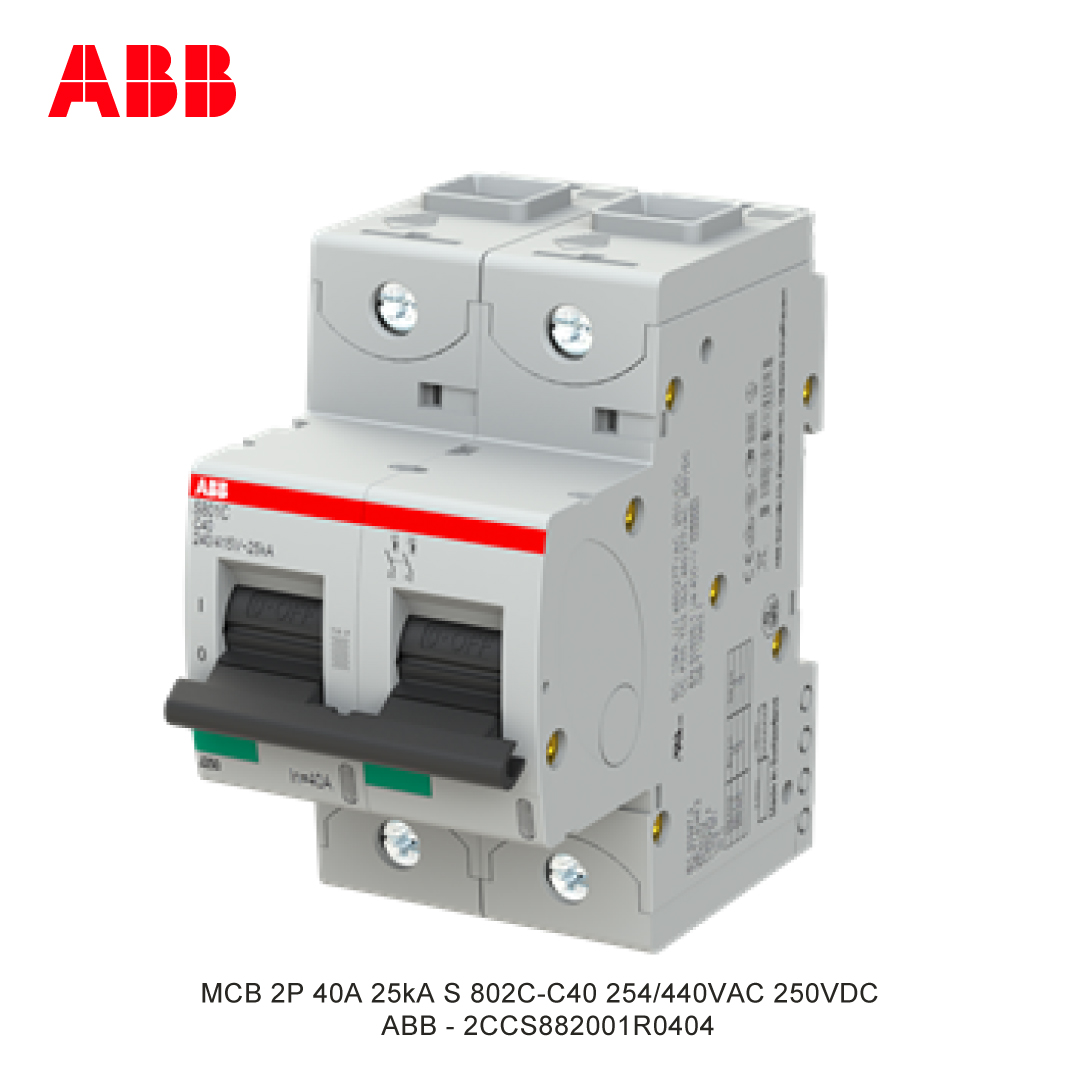 MCB 2P 40A 25kA KURVA C