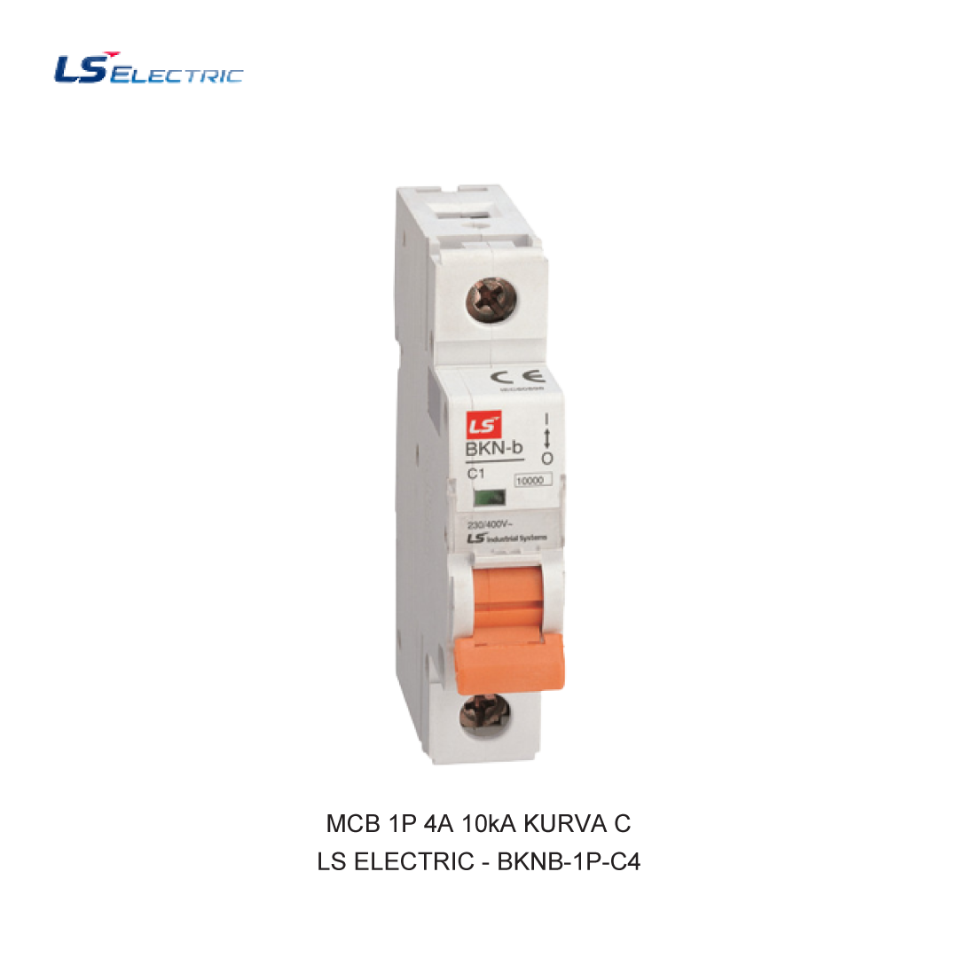 MCB 1P 4A 10kA KURVA C | ListrikKita.com