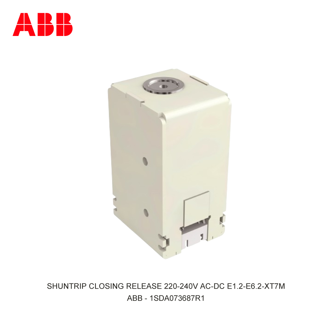 SHUNTRIP CLOSING RELEASE 220-240V AC-DC E1.2-E6.2-XT7M ABB