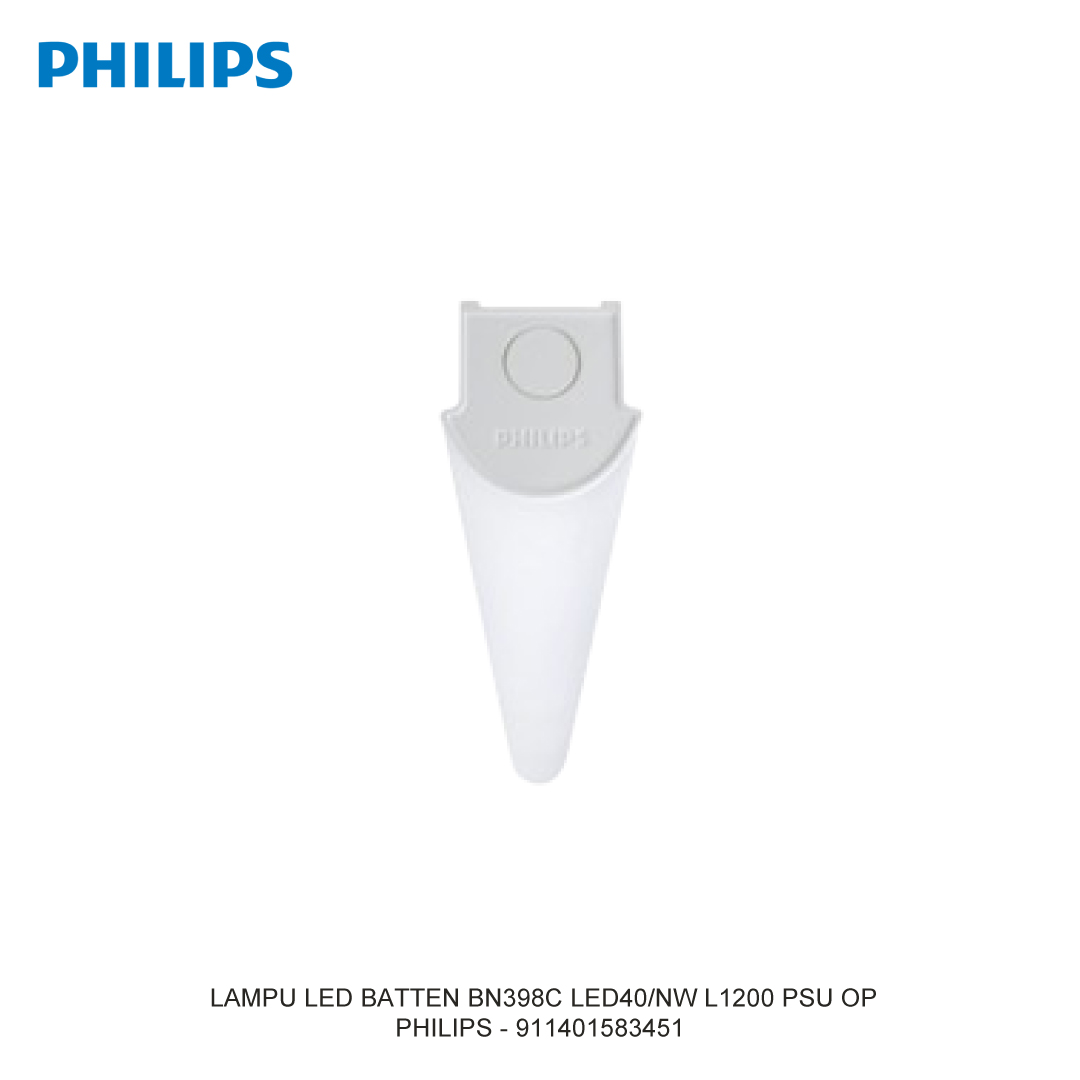 PHILIPS LAMPU BATTEN BN398C LED40/NW L1200 PSU OP