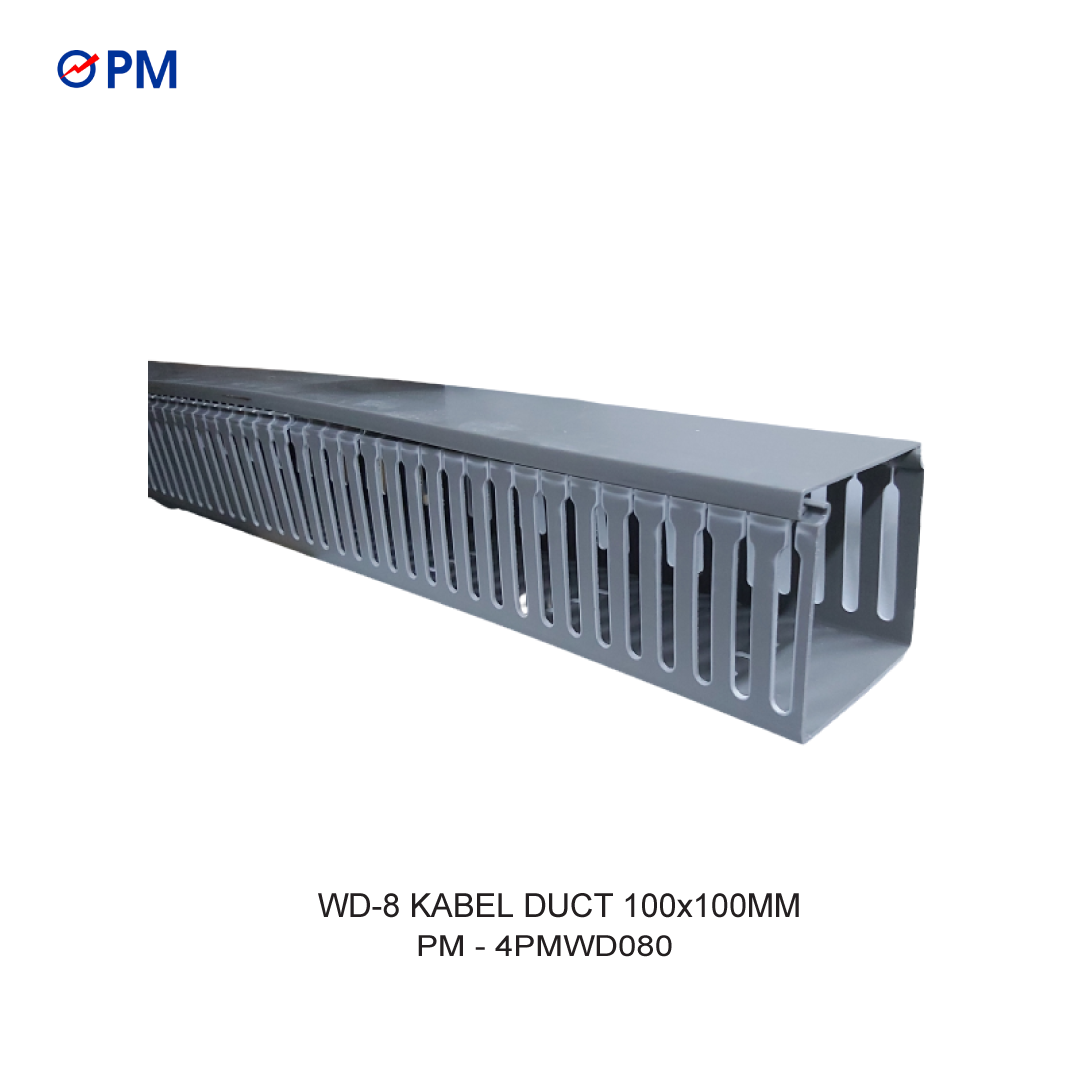 WD-8  CABLE DUCT 100x100MM (Harga 1 Dus = 12 Batang)